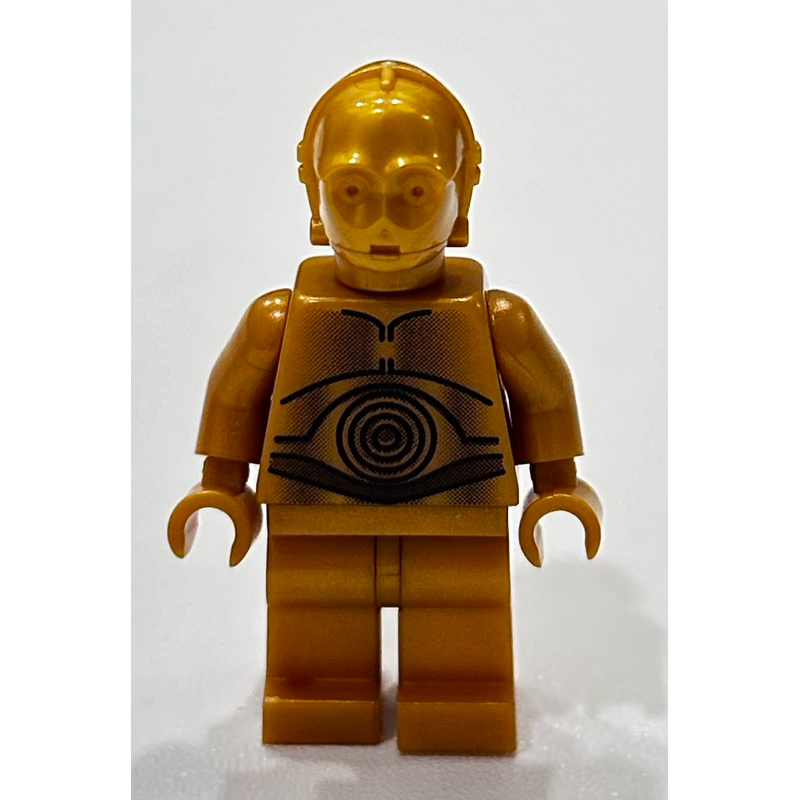 正版 Lego 樂高 全新組裝 8129 10188 星際大戰 sw0161a 珍珠金 C-3PO 夾鏈袋裝 如圖所示