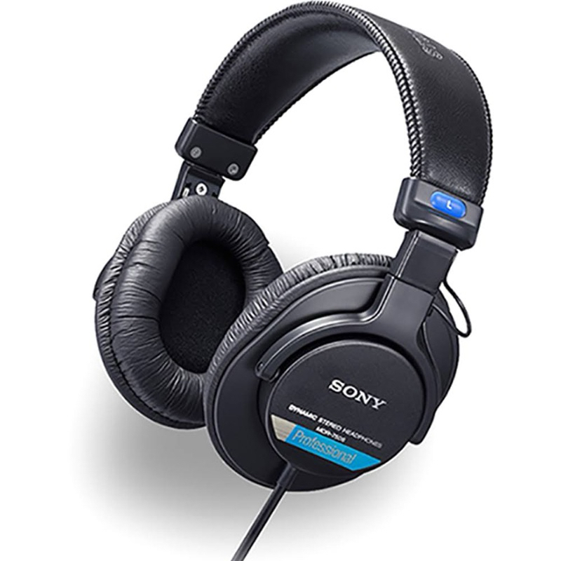 SONY MDR-7506耳罩式耳機  舞台監聽 錄音室 專業型 全罩式 | 新竹耳機專賣店 新威力