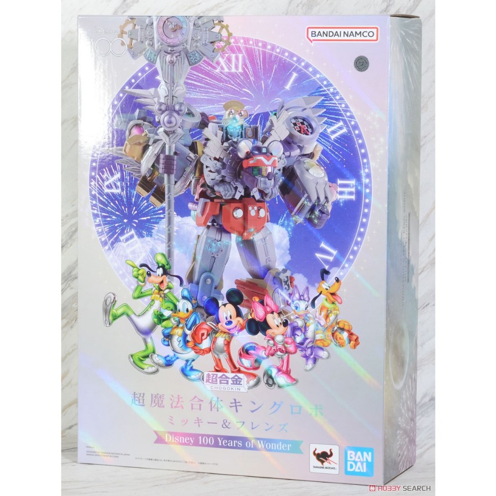 星矢TOY  BANDAI 超級合金 超級魔法組合國王機器人米奇和朋友迪士尼100年奇蹟