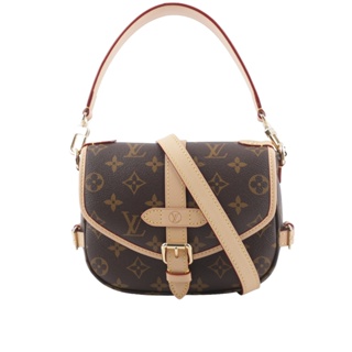 LV Monogram Saumur BB 手提/斜背二用馬鞍包 M46740