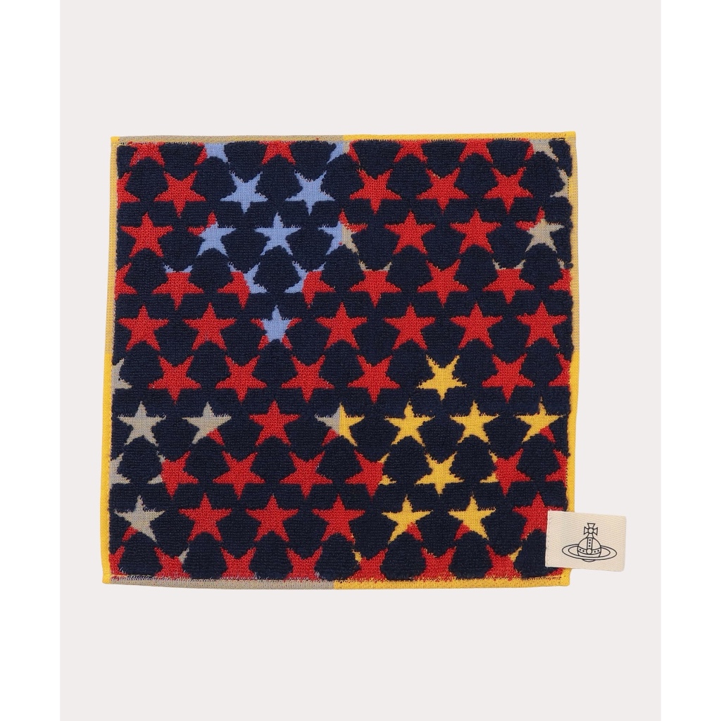 -TAKADA 高田家- 全新日本進口英國龐克教母品牌Vivienne Westwood 星星印花方巾手帕毛巾