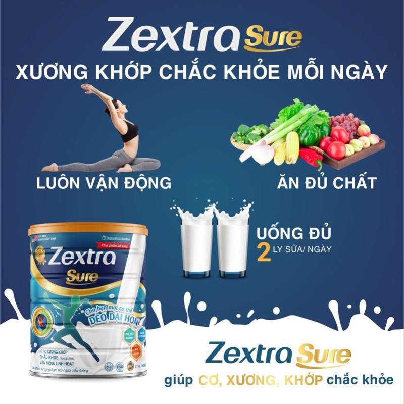 買一送一2罐現貨出貨兩罐Buy1get1Free Zextra Sure 400 Gr – Sữa Non Zextra