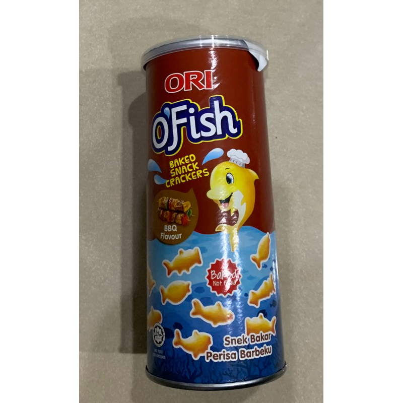 （即期特價）ORI 活力燒烤風味魚型餅乾50g