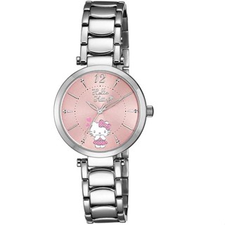 【HELLO KITTY】水玉點點甜美手錶 LK709LWPI 32mm 現代鐘錶