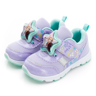 兒童鞋【Disney 迪士尼】冰雪奇緣 童電燈運動鞋-紫/FNKX37477