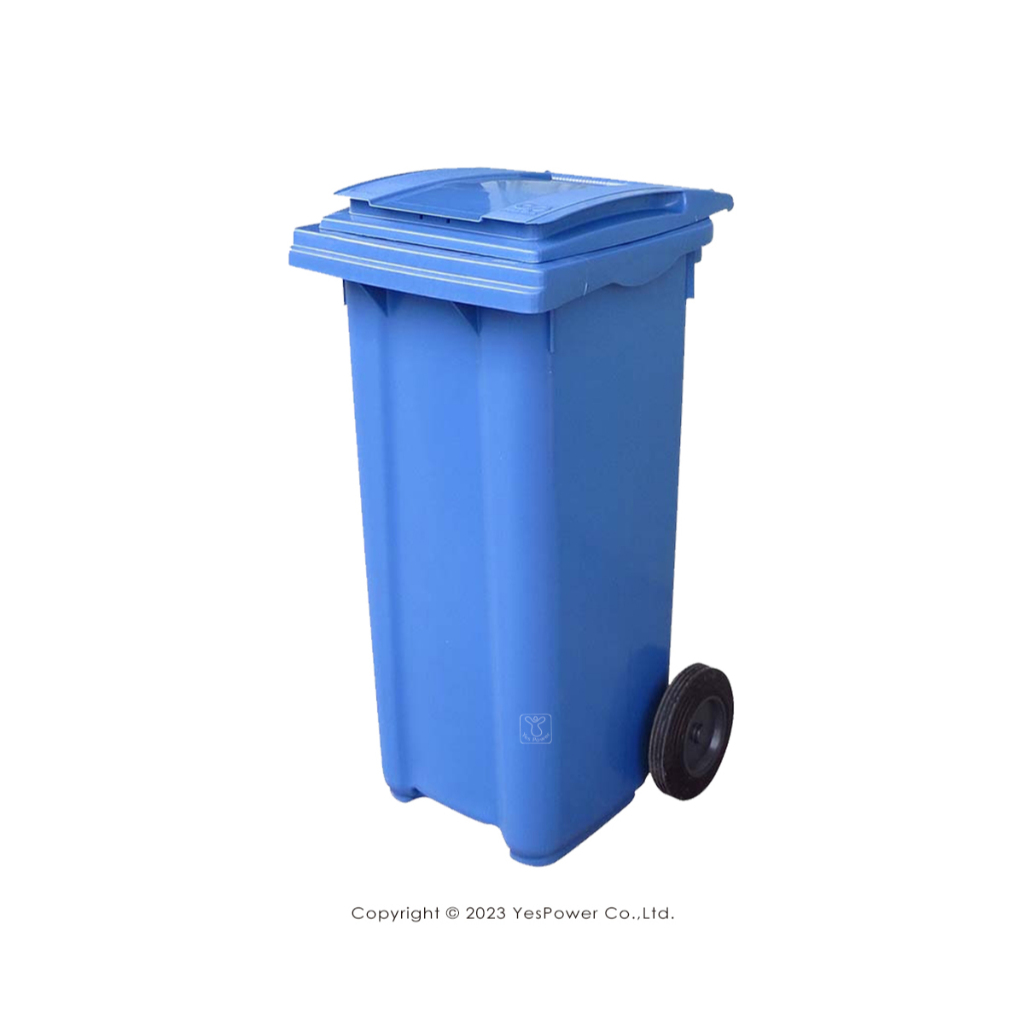 【含稅/來電優惠】RB-120B 二輪回收托桶 (藍) 120L 二輪回收托桶/垃圾子車/托桶/120公升-悅