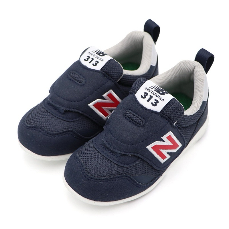 NEW BALANCE 附鞋盒紐巴倫New Balance 313 NB 魔鬼氈 運動鞋 Baby學步鞋 寶寶鞋 藍