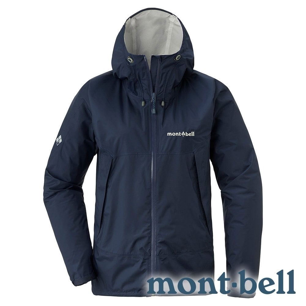 【mont-bell】RAIN HIKER女單件式防水連帽外套『藍』1128662