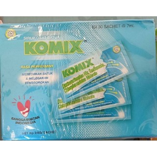 komix obat batuk, 1 box isi 30 sachet