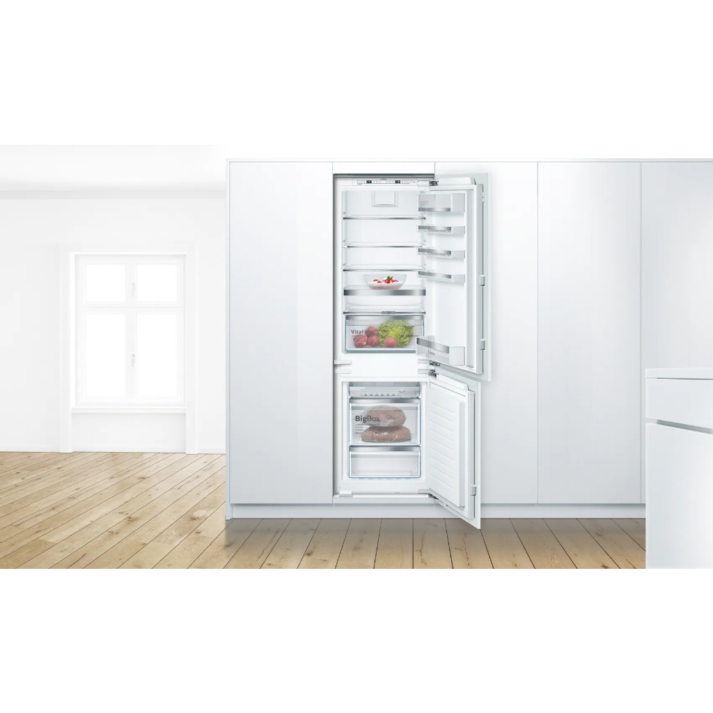 【BOSCH 私訊聊聊享優惠】博世 KIN86AD31D 6系列 嵌入式上冷藏下冷凍冰箱 177.2 x 55.8 cm