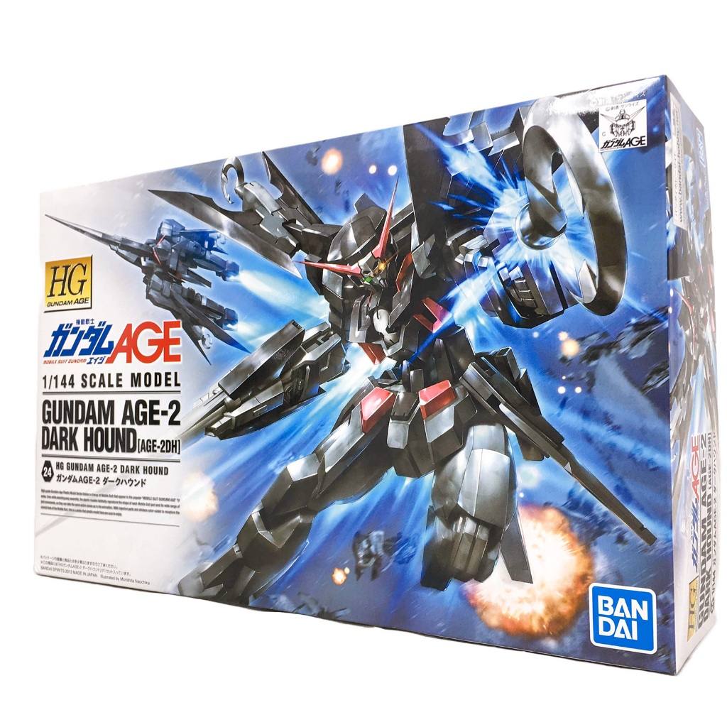 BANDAI 萬代 現貨 HG HGAGE 1/144 24 AGE-2 黑獵犬型 黑獵犬 5057387 鋼不辣商舖