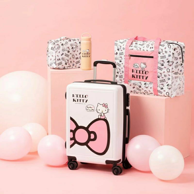 佐登妮絲  正版三麗鷗  Hello Kitty 20吋 粉色行李箱 全新 贈送Hello Kitty雙面行李袋及化妝包