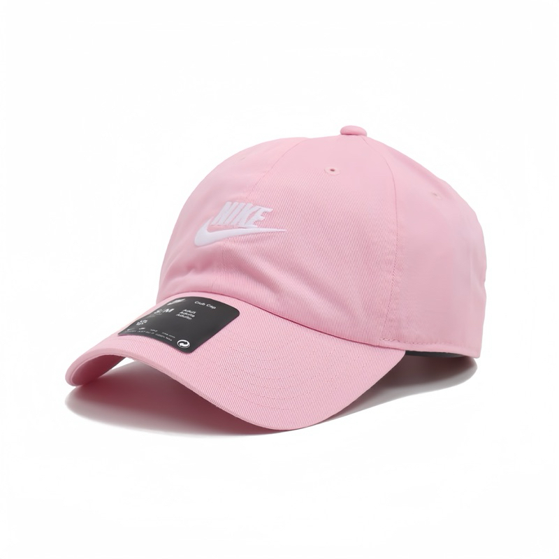 NIKE U NK CLUB CAP FB5368-690 老帽 帽子 棒球帽 粉色 情侶款 男女款 運動帽 遮陽
