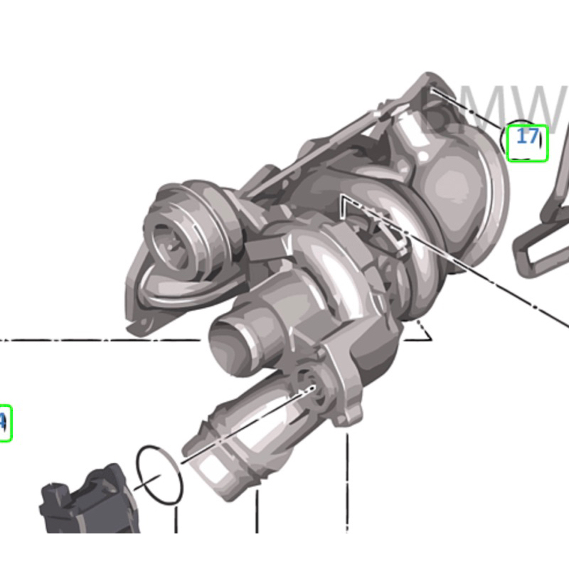 BMW F30 316i N13 渦輪增壓器 原廠渦輪 副廠渦輪 渦輪翻新整理 需報價