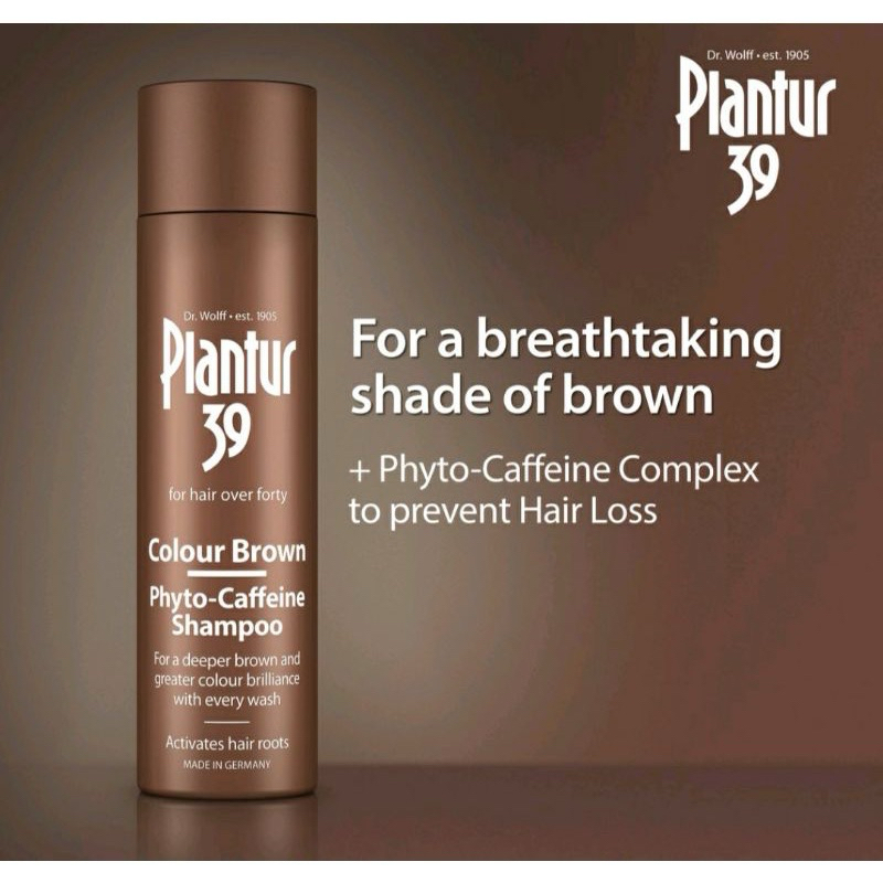 Plantur39 洗髮精Colour Brown Shampoo 染髮適用250ml