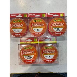 Sunline 磯釣母線VISIBLE橘磯 磯釣全浮水尼龍母線