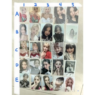 (G)I-DLE 小卡 專卡 特典卡 小娟 薇娟 Miyeon Minnie 雨琦 Yuqi 舒華 賣場二