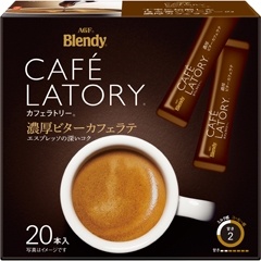 日本 AGF CAFE LATORY 濃厚拿鐵 咖啡隨身包 即溶咖啡 咖啡