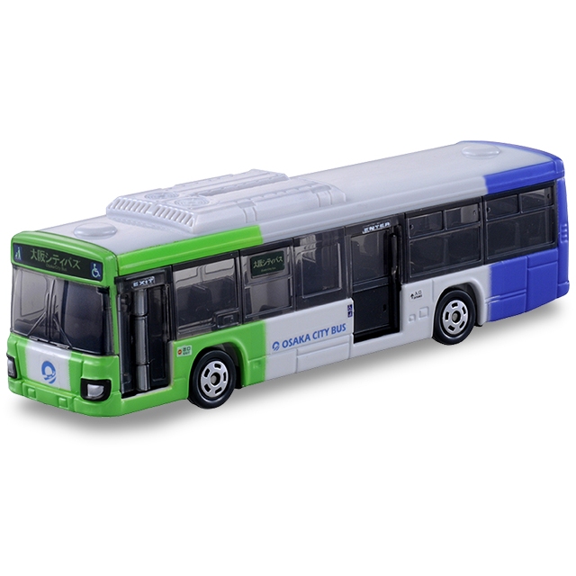 【阿文黏土】《有貨》TOMICA 多美 NO.129 ISUZU ERGA 大阪市營巴士 五十鈴 新車貼 Osaka