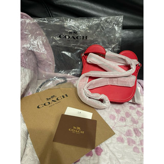 Coach Disney 迪士尼聯名 正品 限量 mickey mouse 紅色耳朵 米奇耳朵 斜背包 隨身包 側背包