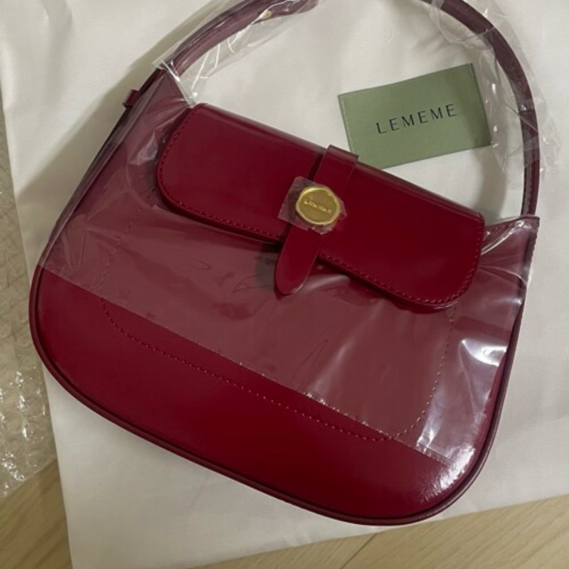 ［全新正品］LEMEME  Sac Petit Nouvelle （black,red)