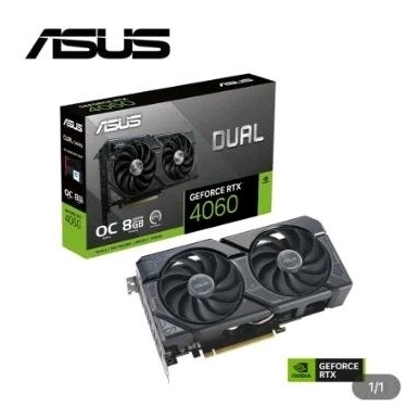 ［全新］可議價 ASUS Dual GeForce RTX 4060 OC Edition 8GB GDDR6顯示卡
