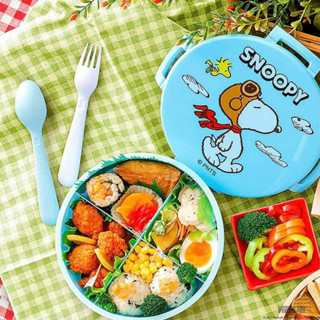 【全新現貨】SNOOPY史努比快樂便當盒 餐盒 水果盒7-11 飛行員款 可微波加熱 850ml
