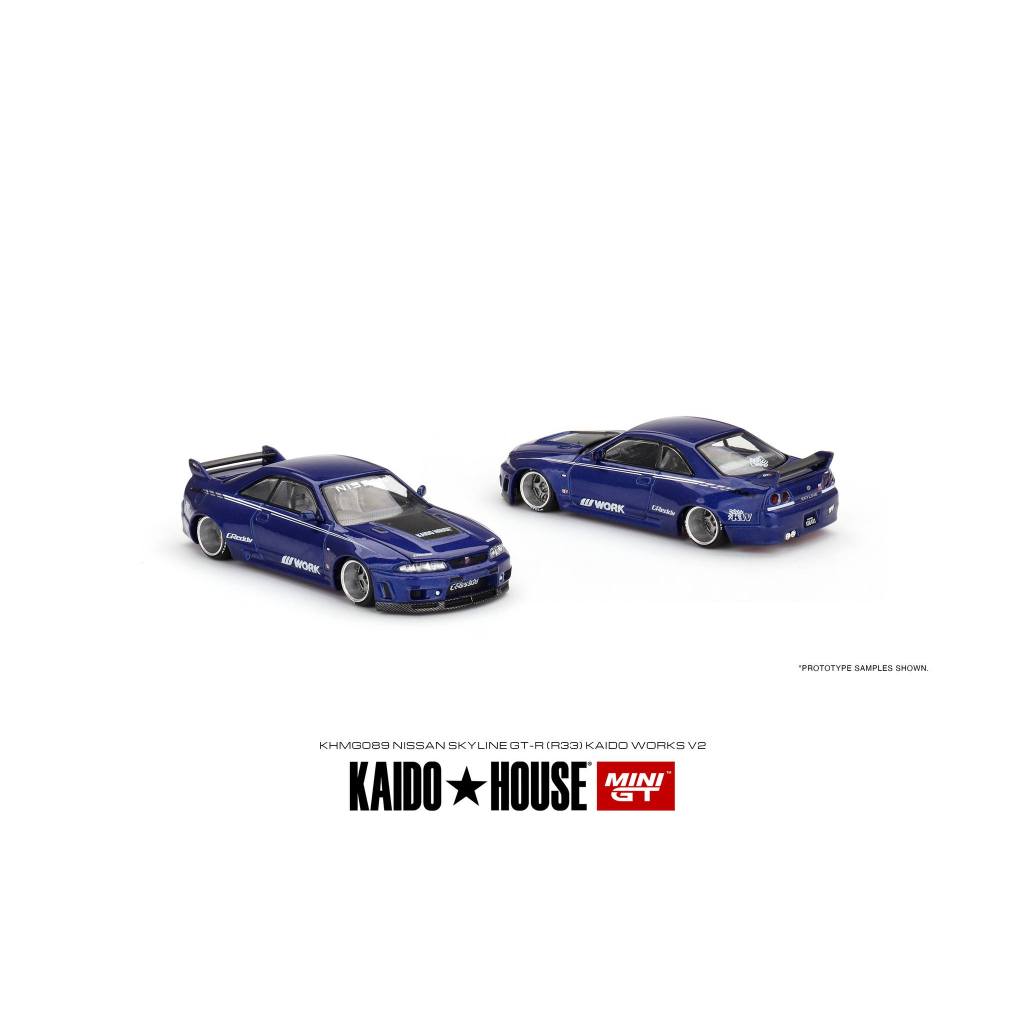 &lt;阿爾法&gt;MINI GT x KAIDO HOUSE Nissan Skyline GT-R R33 Kaido V2