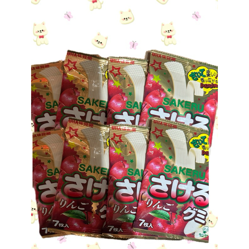 日本UHA 味覺糖 手撕軟糖 撕吧 蘋果味軟糖