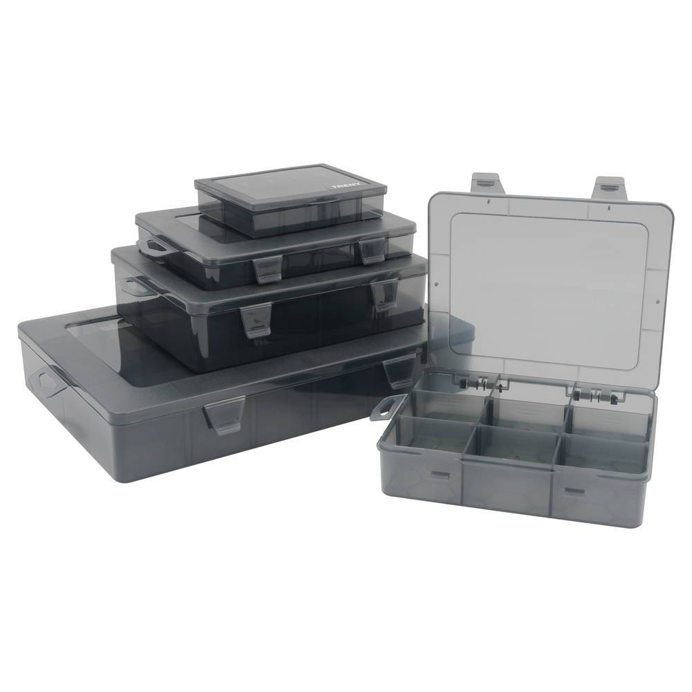 零件盒 TRENY 灰色透明收納盒 多格零件盒 串珠 公仔 首飾盒 透明儲物盒 工具盒 三層 多層 螺絲 零件
