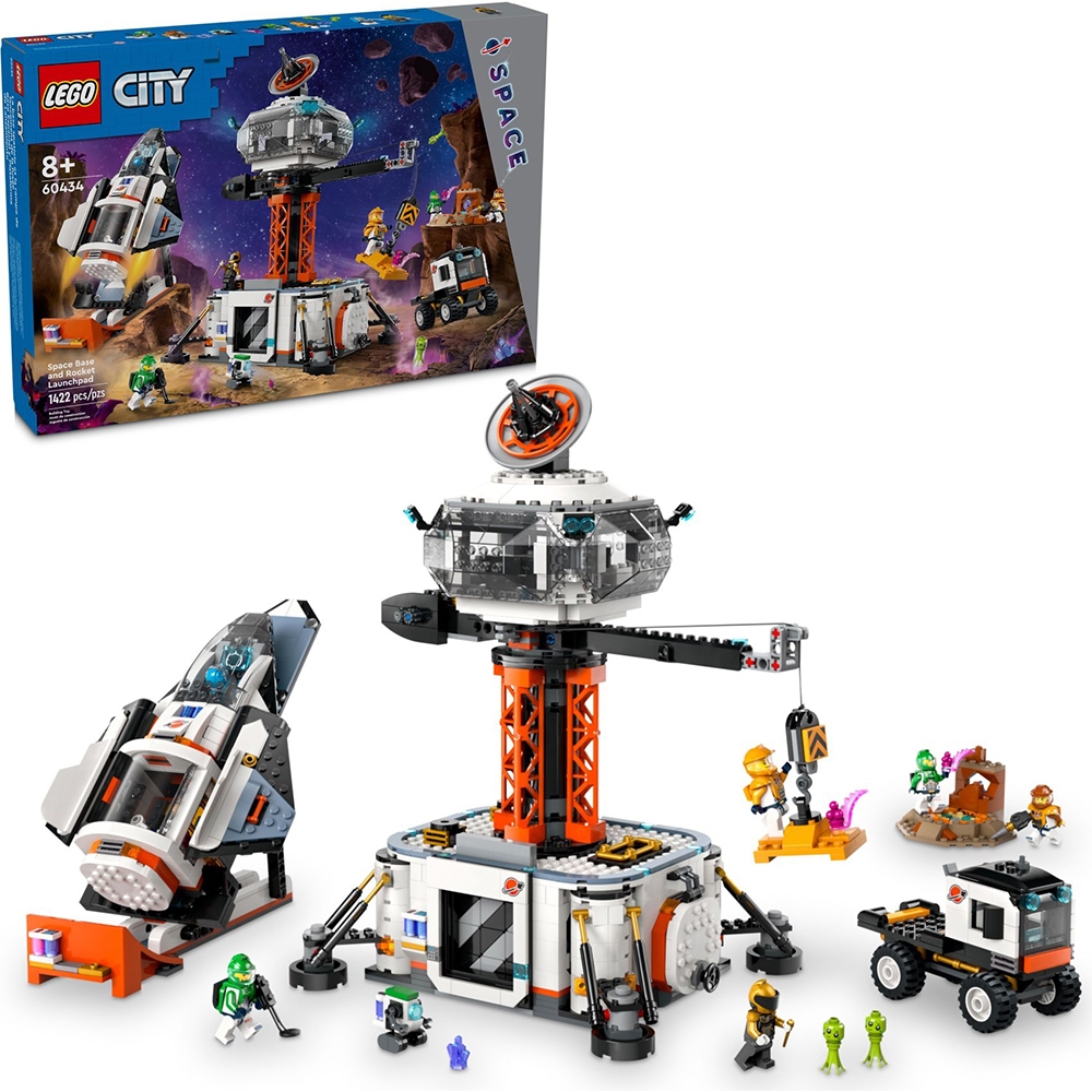 LEGO樂高 LT60434 City 城市系列 - 太空基地和火箭發射台