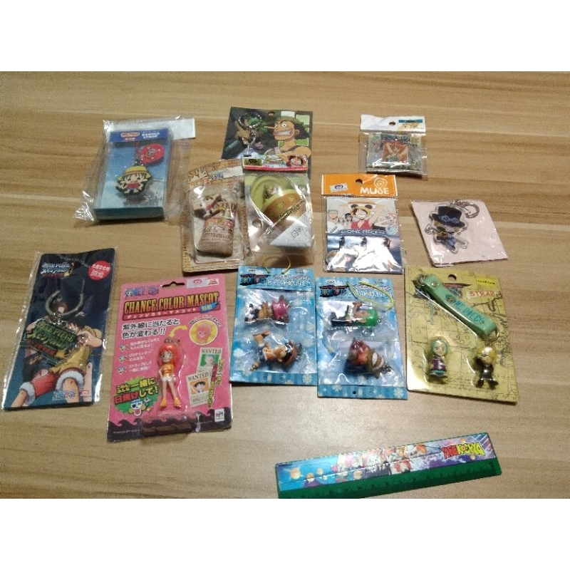 海賊王/ 弗朗基/烏索普/魯夫/九族文化村限定/吊飾/鑰匙圈/食玩