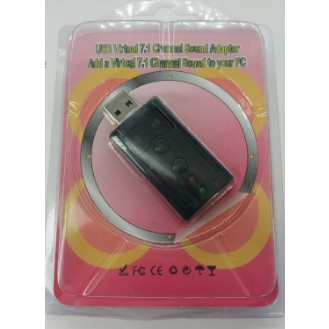 【臺灣出貨】【五月份促銷】USB 音效卡 7.1聲道 外接音效卡 音頻轉換器 可接耳機麥克風 隨插即用免驅動 外置音效