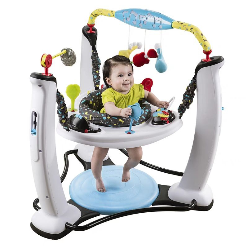 Evenflo ExerSaucer美國Evenflo跳椅嬰兒健身架彈跳椅彈跳寶寶音樂早期教育玩具4-18月