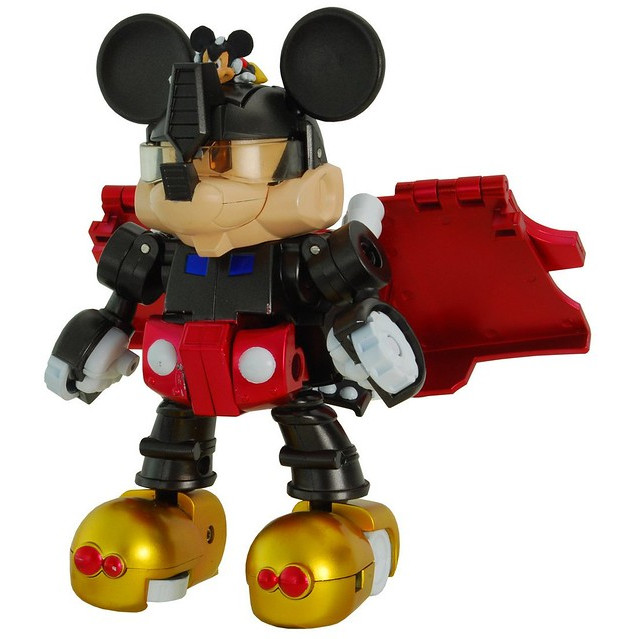 二手損傷✨迪士尼 米奇機器人 變形車 米奇 變形金剛 TAKARA TOMY 迪士尼 米老鼠 小汽車 柯博文 《彩色版》