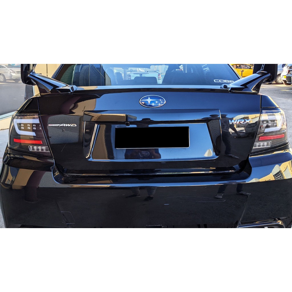 &lt;台灣之光&gt;SUBARU WRX IMPREZA 08 09 10 11 12 13 14年LED光柱光條黑底 尾燈