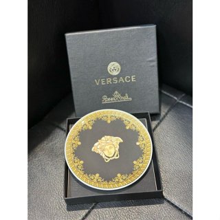 VERSACE 凡賽斯 LOGO 女王頭 託盤 陶瓷 盤子 10CM 德國製造