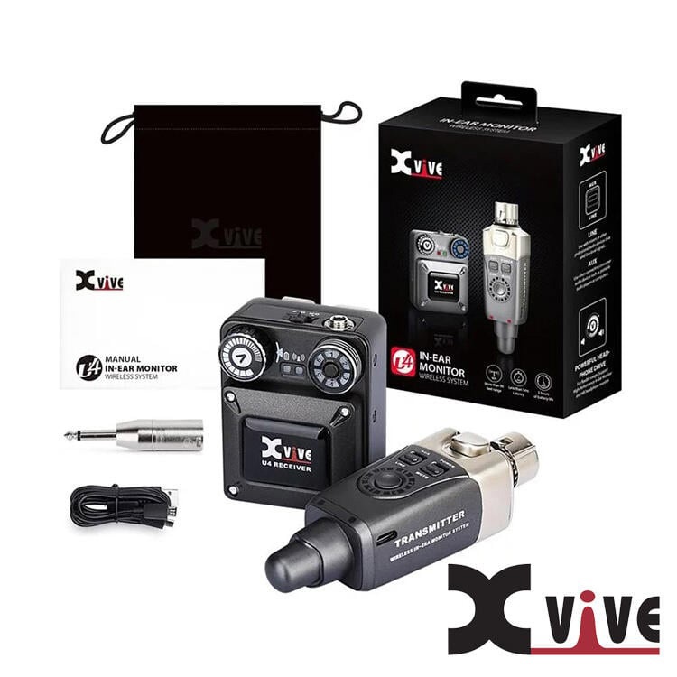 Xvive U4 2.4G 無線 入耳式 監控系統【又昇樂器 . 音響】