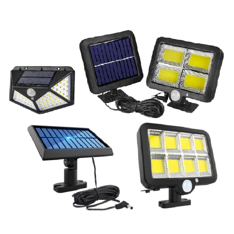 太陽能感應燈 太陽能燈 160COB燈珠 LED燈 分體式 可遙控 光控太陽能充電燈 人體感應燈 壁燈 戶外用