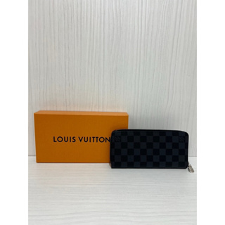 LOUIS VUITTON LV N63095黑色棋盤格全開長夾