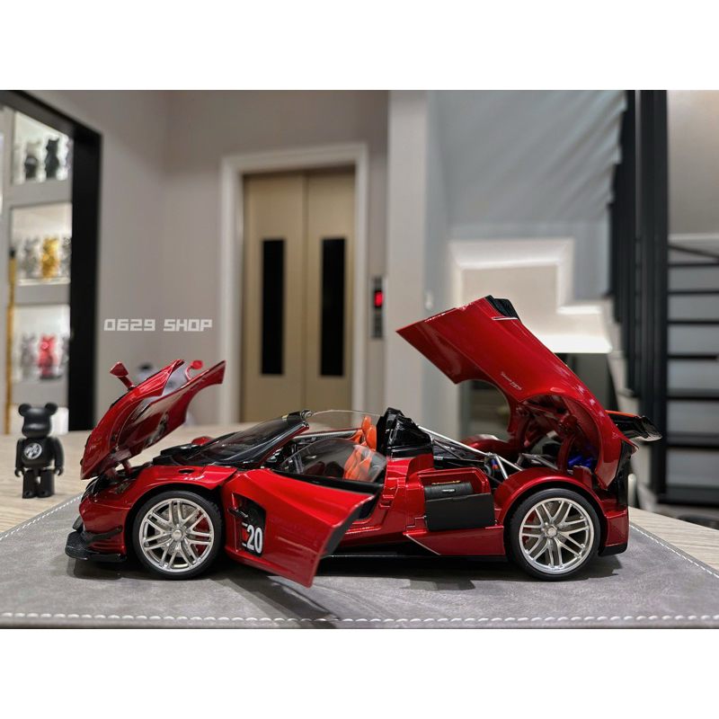 1/18 Pagani Huayra 帕加尼模型車 收藏品 擺設裝飾 超跑模型 生日禮物 送禮首選 1：18模型車帕加尼