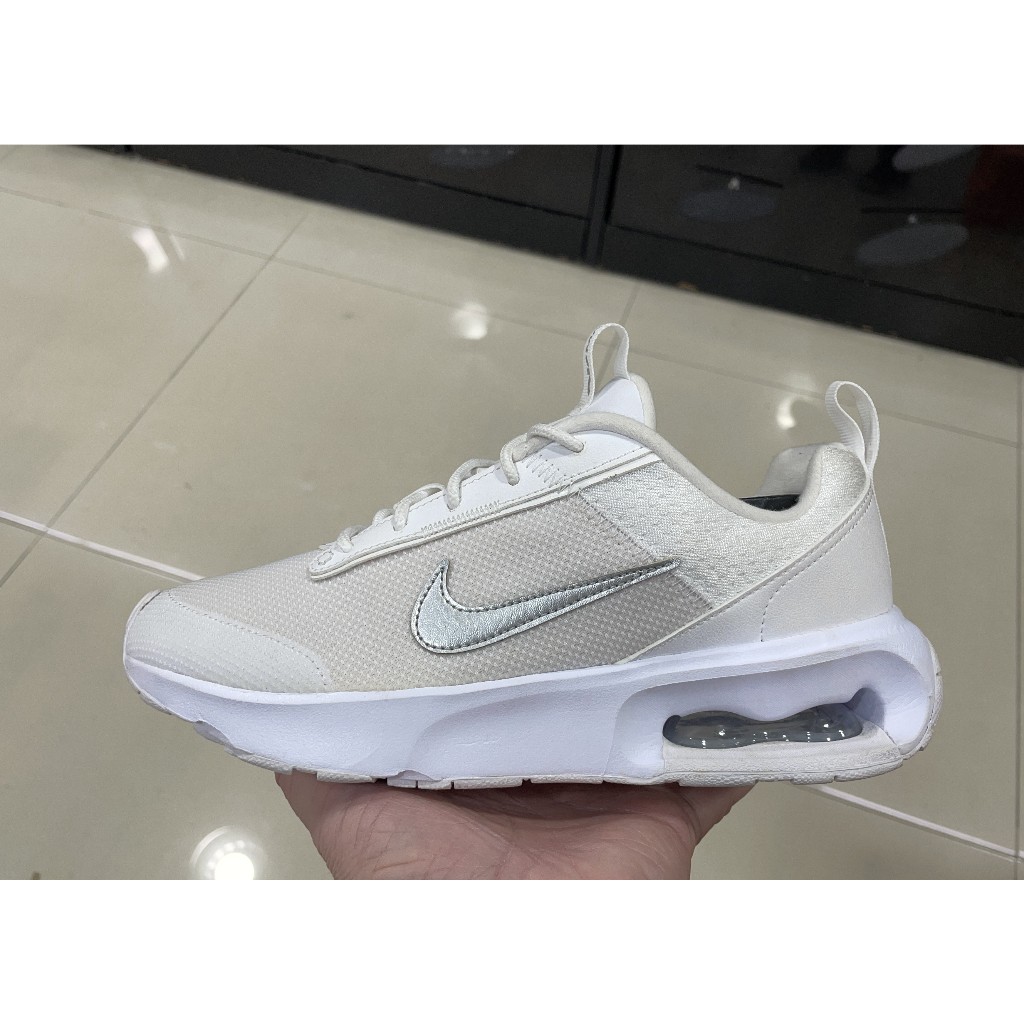 【BOBO】W NIKE AIR MAX INTRLK LITE 白銀 氣墊休閒慢跑鞋 女 DV5695-100