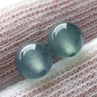 海藍之謎！(單珠)高冰玻璃種7mm:700/單顆、 6.8mm:600/單顆~ 星空藍「藍剛」藍水翡翠 a貨，剛味十足