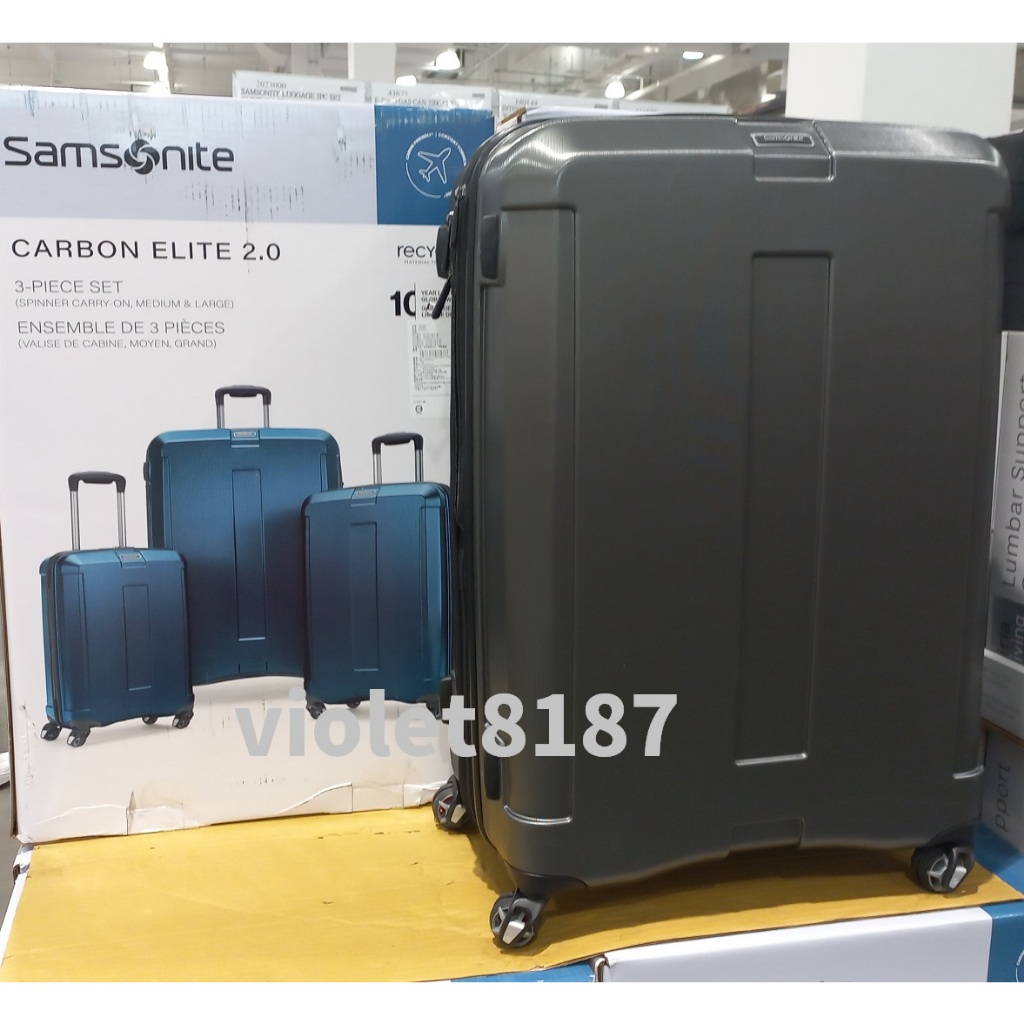 Samsonite Carbon Elite 2.0 22吋 + 27吋 + 31吋 行李箱三入組 旅行箱好市多