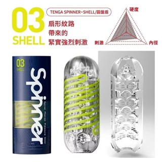 【限量官方正品】TENGA SPINNER 迴旋杯 SHELL/圓盤盾 自慰杯 飛機杯｜ SPN-003