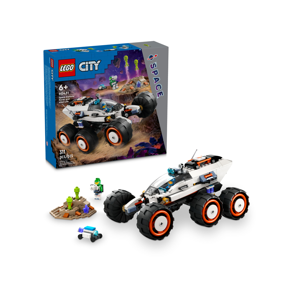 【積木樂園】 樂高 LEGO 60431 CITY系列 太空探測車和外星生物