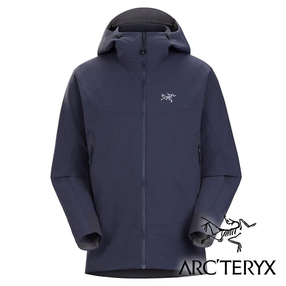 【Arc'teryx 始祖鳥】男Gamma防風軟殼外套『黑寶石』L08531400