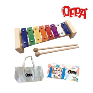 【OPPA】八音彩虹鐵琴組｜入門鐵琴｜附樂譜 帆布提袋｜兒童樂器 幼兒律動｜奧福樂器｜美國CPC、臺灣SGS檢驗認證｜