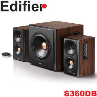 【MR3C】免運送300禮卷 含稅臺灣公司貨 Edifier S360DB 三件式 2.1聲道 藍芽喇叭 無線重低音音箱