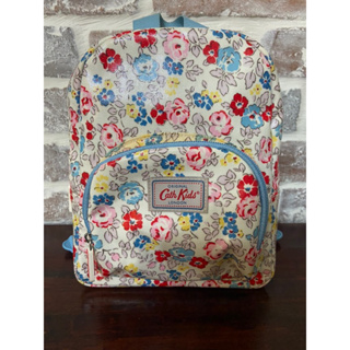 二手 英國Cath kidston Cath kids正品白底小花兒童後背包